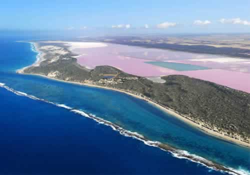 pink lakes tour