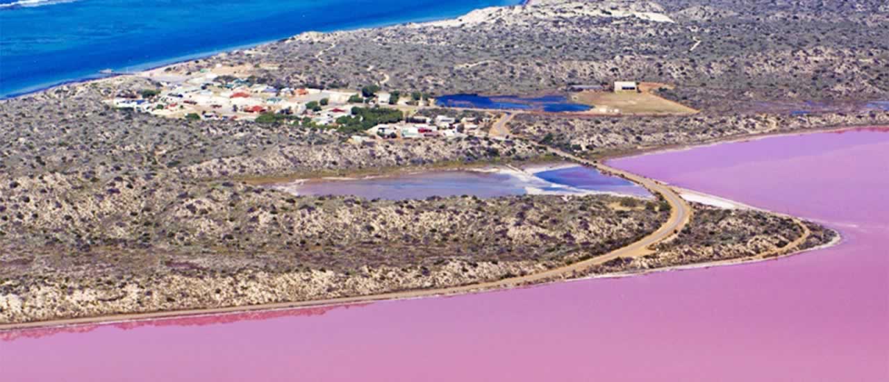 Pink Lakes Gorges Air Tour